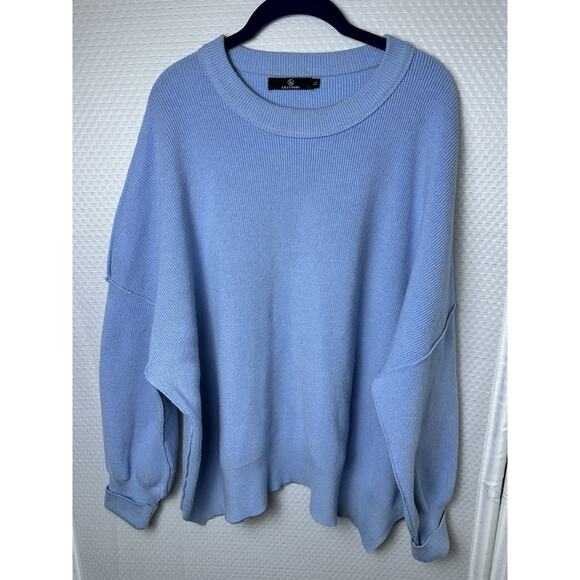 Amazon Streetwear Women’s Sweater Blue Size XL Viscose Polimide Lillusory - Picture 7 of 11
